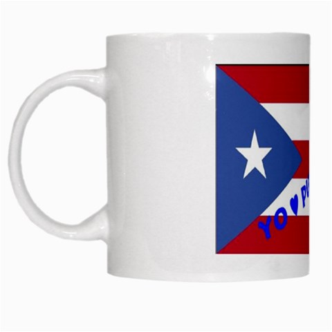 Puerto Rico White Mug from ArtsNow.com Left