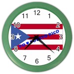 Puerto Rico Color Wall Clock