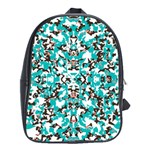 Turquoise Delight Custom School Bag (Large)