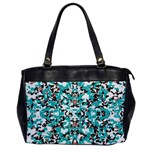 Turquoise Delight Custom Oversize Office Handbag (One Side)