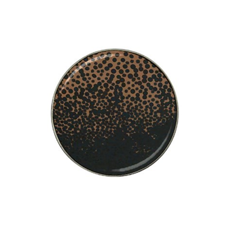 Brown Leopard Custom Hat Clip Ball Marker (4 pack) from ArtsNow.com Front