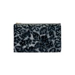 Gray Paisley Custom Cosmetic Bag (Small)