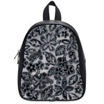 Gray Paisley Custom School Bag (Small)