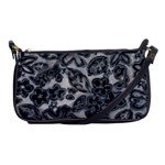 Gray Paisley Custom Shoulder Clutch Bag