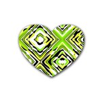 Green Maze Custom Heart Coaster (4 pack)