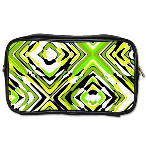 Green Maze Custom Toiletries Bag (One Side) from ArtsNow.com Front