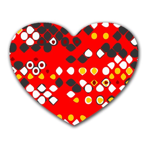 Indian Art Custom Mousepad (Heart) from ArtsNow.com Front
