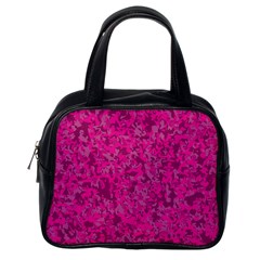 Hot Pink Custom Classic Handbag (Two Sides) from ArtsNow.com Back