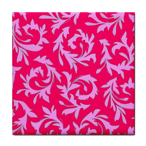 Pink Dream Custom Tile Coaster from ArtsNow.com Front