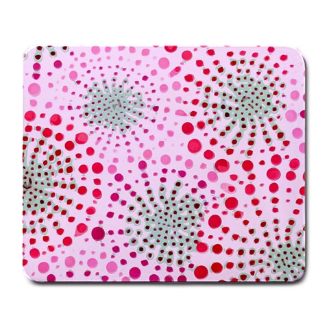 Pink Fireworks Custom Large Mousepad from ArtsNow.com Front