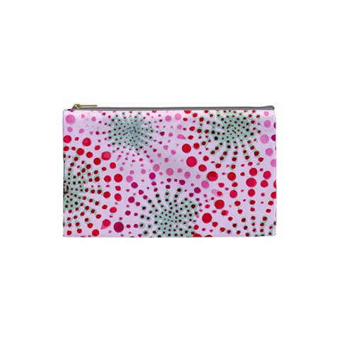 Pink Fireworks Custom Cosmetic Bag (Small) from ArtsNow.com Front