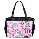 Pink Fireworks Custom Oversize Office Handbag (Two Sides)