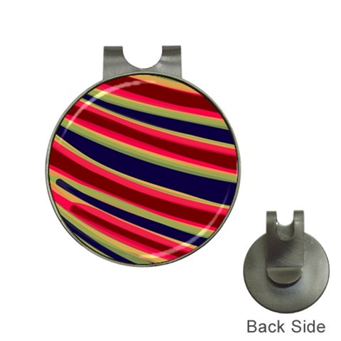 Candy Cane Custom Golf Ball Marker Hat Clip from ArtsNow.com Front