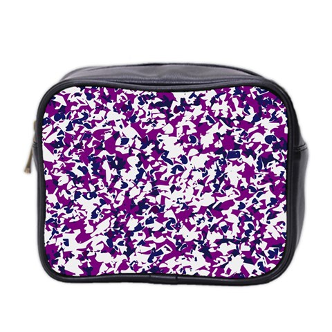Purple Inferno Custom Mini Toiletries Bag (Two Sides) from ArtsNow.com Front