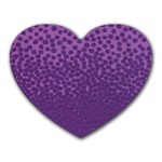 Purple Leopard Custom Mousepad (Heart)