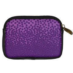 Purple Leopard Custom Digital Camera Leather Case from ArtsNow.com Back