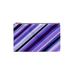 Purple Candy Cane Custom Cosmetic Bag (Small)