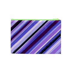 Purple Candy Cane Custom Cosmetic Bag (Medium) from ArtsNow.com Back