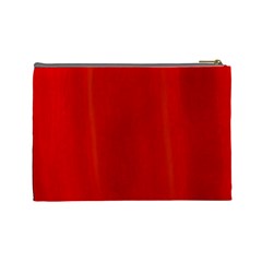 Red Streak Custom Cosmetic Bag (Large) from ArtsNow.com Back
