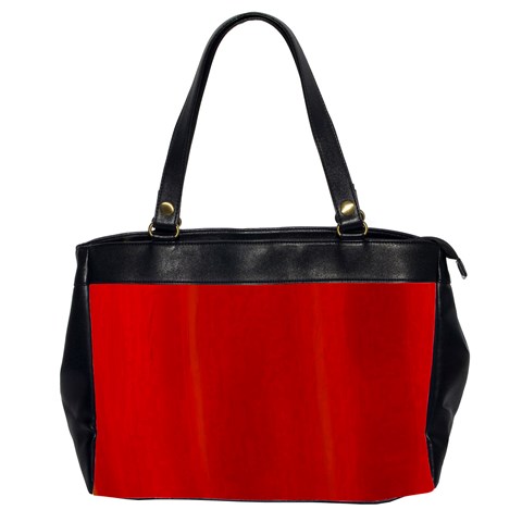 Red Streak Custom Oversize Office Handbag (Two Sides) from ArtsNow.com Front