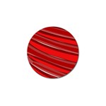 Red Stripe Custom Golf Ball Marker (4 pack)