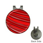 Red Stripe Custom Golf Ball Marker Hat Clip