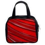 Red Stripe Custom Classic Handbag (Two Sides)