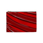 Red Stripe Custom Cosmetic Bag (Medium)