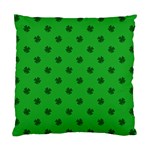 Green Shamrock Custom Cushion Case (One Side)