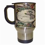 world-map1689 Travel Mug (White)