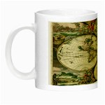 world-map1689 Night Luminous Mug