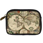 world-map1689 Digital Camera Leather Case