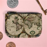 world-map1689 Mini Coin Purse