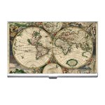 world-map1689 Business Card Holder