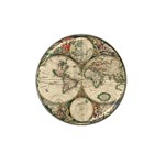 world-map1689 Hat Clip Ball Marker (4 pack)