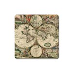 world-map1689 Magnet (Square)