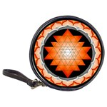 Orange_Sri_Yantra Classic 20-CD Wallet