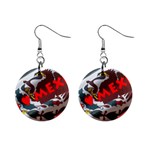 Mexico 1  Button Earrings