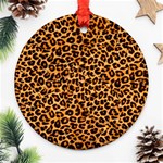 Leopard Round Ornament (Two Sides)