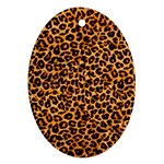 Leopard Oval Ornament (Two Sides)