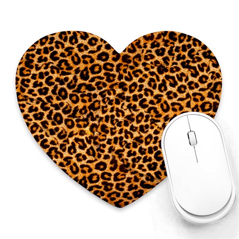 Leopard Mousepad (Heart) from ArtsNow.com Front