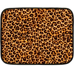 Leopard Mini Fleece Blanket(Two Sides) from ArtsNow.com 35 x27  Blanket Front