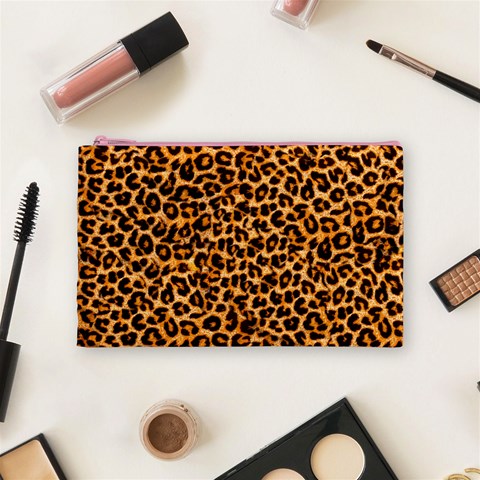 Leopard Cosmetic Bag (Medium) from ArtsNow.com Front