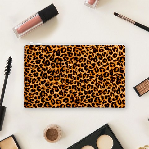 Leopard Cosmetic Bag (Medium) from ArtsNow.com Front