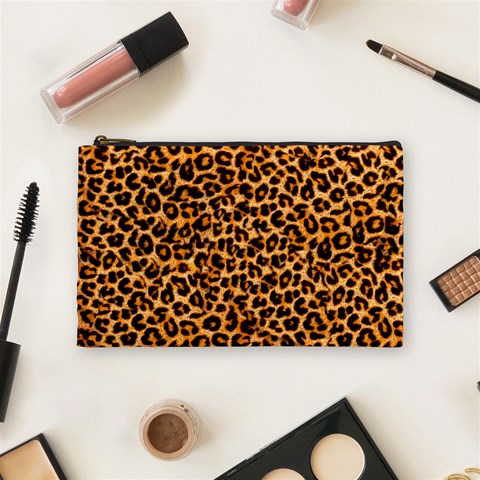Leopard Cosmetic Bag (Medium) from ArtsNow.com Front