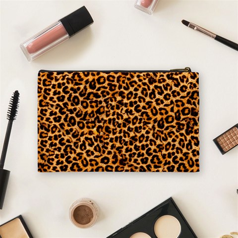 Leopard Cosmetic Bag (Medium) from ArtsNow.com Back