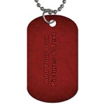 Personalize this Custom Dog Tag (Two Sides)