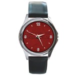 Personalize this Custom Round Metal Watch