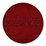 Personalize this Custom Round Mousepad