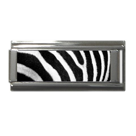 Zebra Superlink Italian Charm (9mm) from ArtsNow.com Front